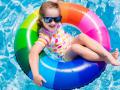 Girl in pool