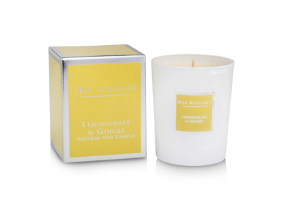 Max Benjamin - Lemongrass & Ginger - Natural Wax Candle