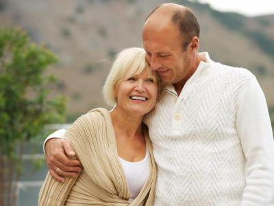 Older Couple Walking