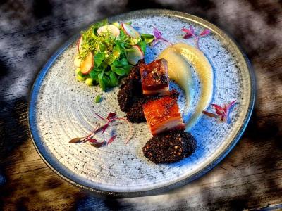 Dinner for Two with a Bottle of Wine