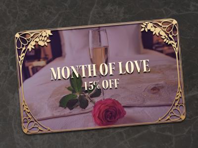 Month Of Love - Get 15% Off - Buy Now, Stay Later